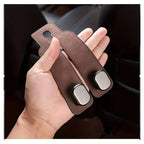 Leather Car Seat Back Hidden Hook - Double Hook Design for Hanging Purses, Bags & More in Style