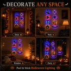 Halloween LED Silhouette Wall Light Stickers