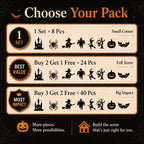 Halloween LED Silhouette Wall Light Stickers