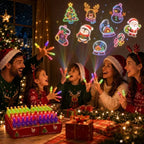 Halloween Finger Projector Rings – 36-Piece LED Party Favors for Kids