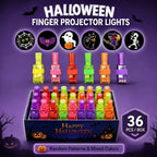 Halloween Finger Projector Rings – 36-Piece LED Party Favors for Kids