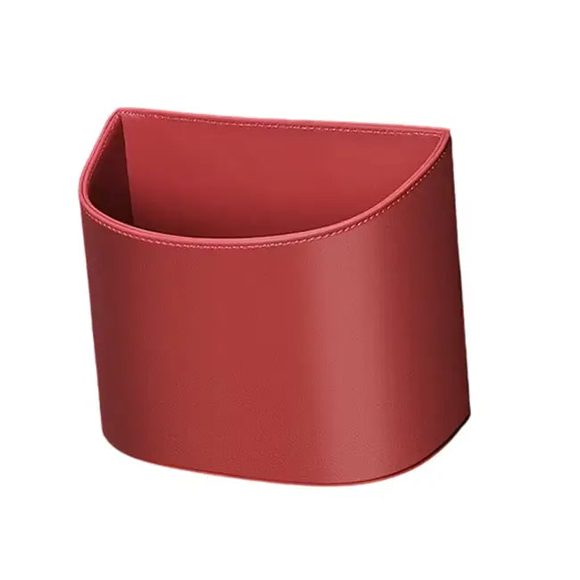 Leather Car Door Cup Holder – 3-in-1 Drink Holder, Storage Organizer & Mini Car Bin